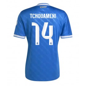 Pánské fotbalový oblečení Real Madrid Aurelien Tchouameni #14 Tretí košile 2025-26 Krátkým Rukávem